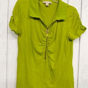 Michael Kors Green short sleeve shirt